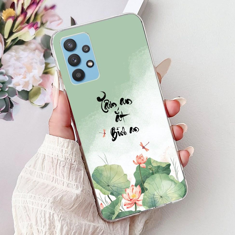 For Samsung A32 5G Case SM-A326B Clear Cute Cat Fashion Funny Painted Back Cover For Samsung Galaxy M32 5G Phone Case SM- M326B