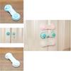 Durable Child Safety Lock Cabinet Lock Baby Refrigerator Lock Blue Pink White