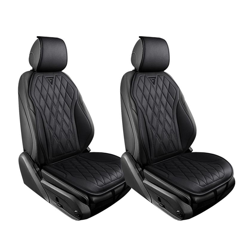 Breathable Nappa Leather Car Seat Cover Universal Comfortable Front Seat Cushion Durable Four Seasons Seat Covers Accessories