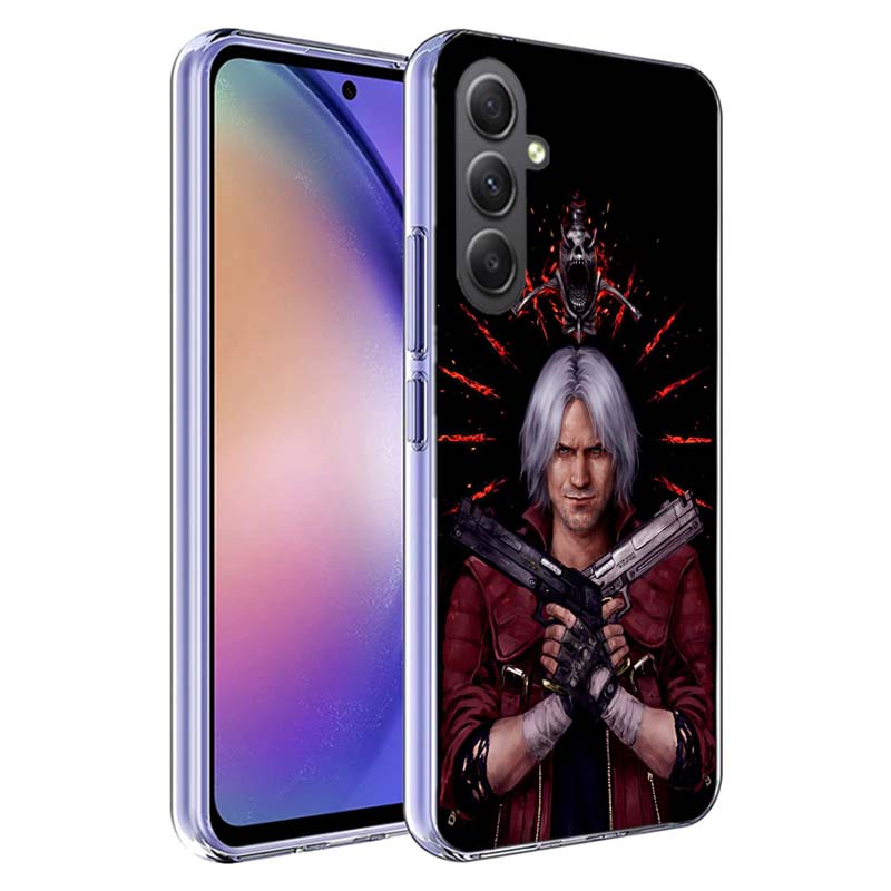 D-Devil May Cry DMC Phone Case for Samsung A17 A37 A57 A07 A16 A26 A36 A56 A06 A02S A12 A22 A32 A52S A04S A14 A24 A34 A54 A03 A1