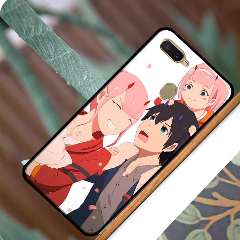Zero Two Darling In the FranXX Anime Cover For OPPO A52 A72 A54 A74 A94 A1K A15 A83 A91 A5 A9 A31 A53 A53S A3S A5S Phone Case
