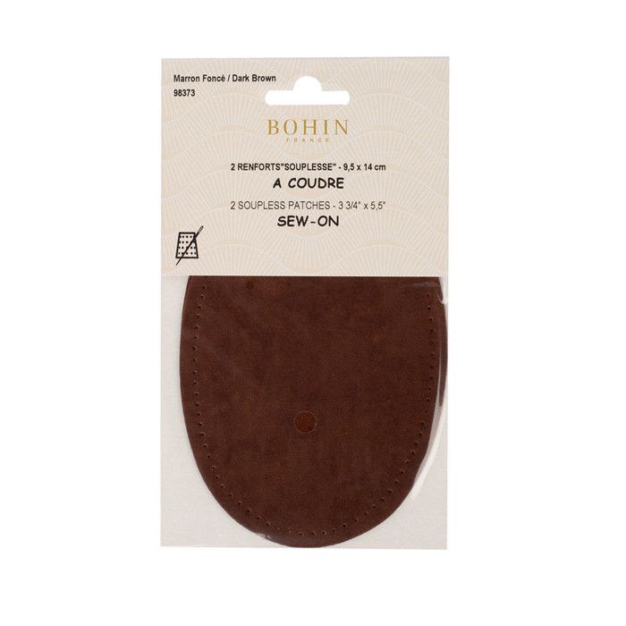 IMITATION SUEDE REINFORCEMENT GM BROWN