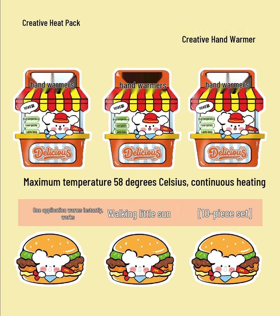 2025 Cartoon Wearable Winter Hand Warmer Sleeve for Kids