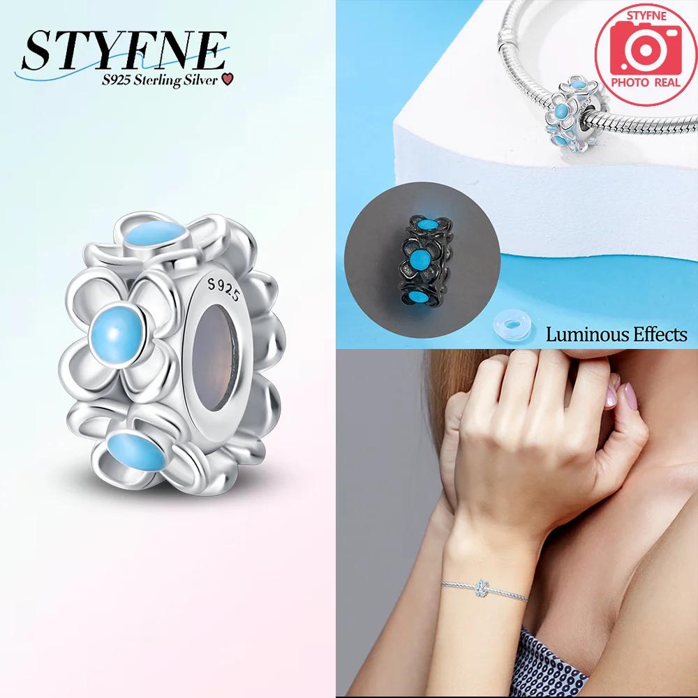 Earrings Woman Original Butterfly Cat Paw Star Moon Glowing Color Spacer Copper Beads Fit Bracelets Diy Fine Jewelry Gifts