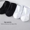 Men's Minimalist Black & White Low-Cut Socks - Spring/Autumn