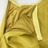 LE CIEL BLEU [Good Condition/24Stainless Steel] 24S67102 Wave Pleated Skirt skirt 34 yellowUsed