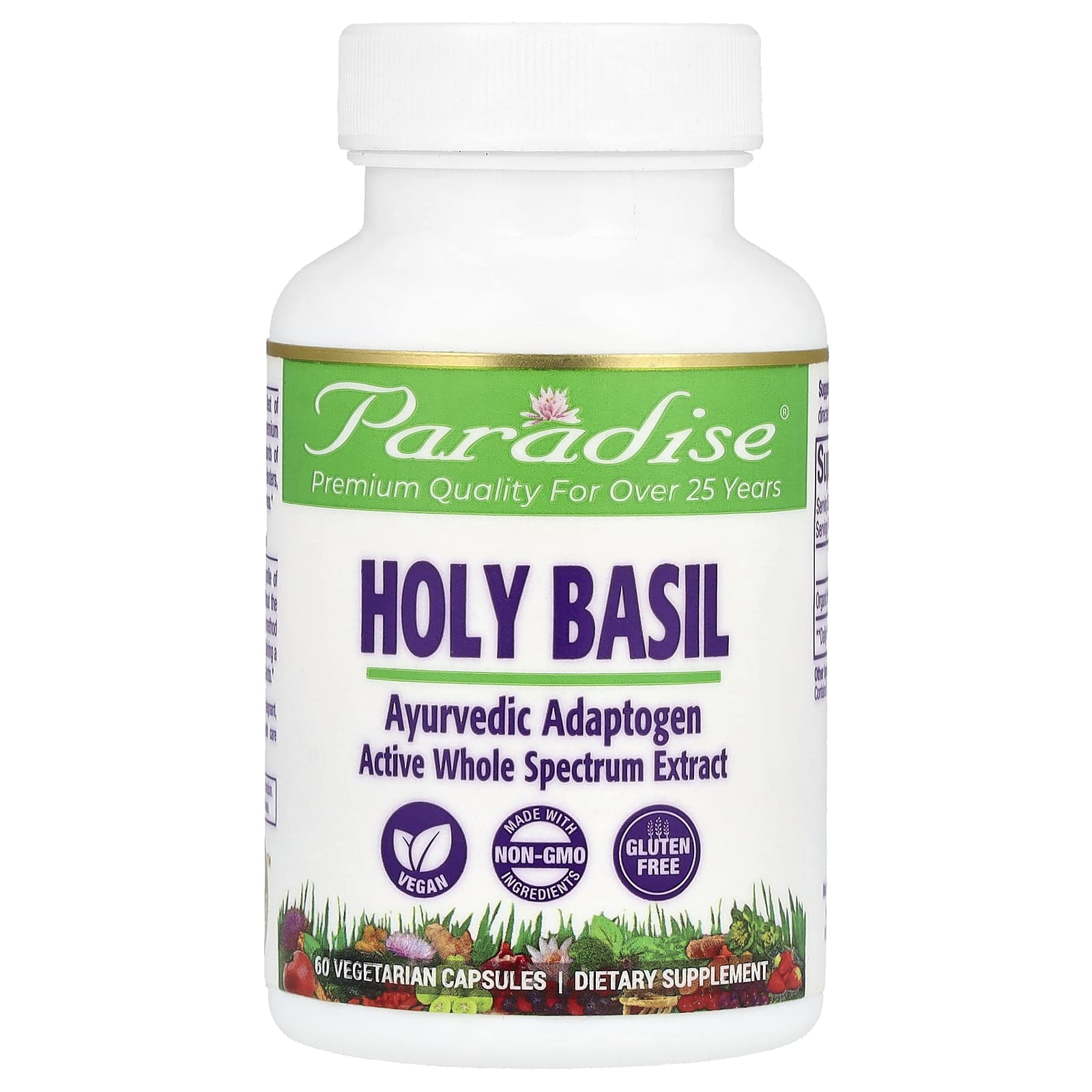 

Holy Basil, Veggie Capsules 60 (250Mg per Capsule)