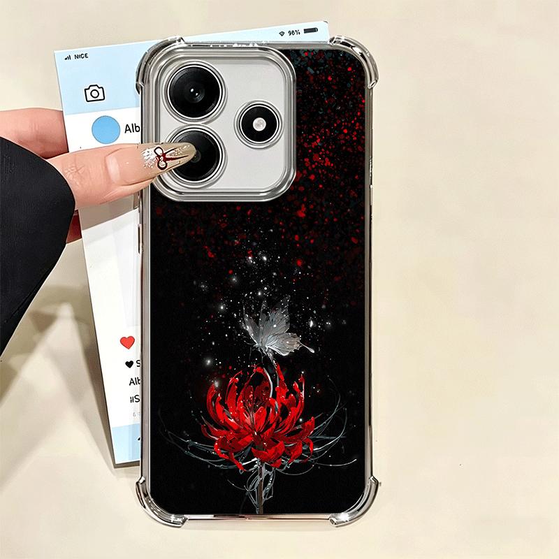Heaven Official's Blessing Anime Plating Phone Case For Xiaomi Redmi Note 14 15 Pro Plus 13 12 11 11S 11T 10 9S 9 5G Anti-Fall A