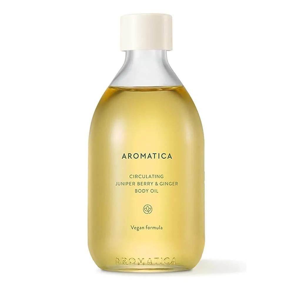 Aromitica Циркулирующее масло для тела 100 мл 1 упаковка Ягода и Имбирь AROMATICA Циркулирующее масло для тела Можжевеловая ягода