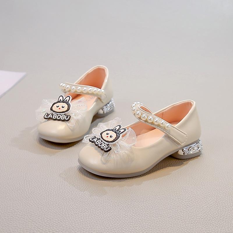 

2025 осень детские взрывные рабуб интернет-знаменитость маленькие кожаные туфли новые туфли для девочек на мягкой подошве детские туфли на липучке 25 бежевый