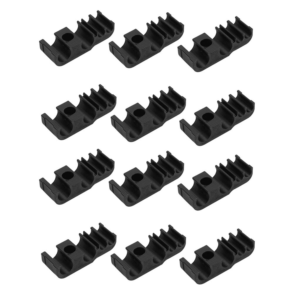12 PCS Brake Line Holder Fuel Pipe Bracket Plastic Mount For BMW E30 Replace 1612177005