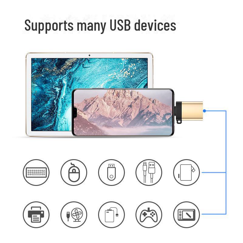 Universal OTG USB-C To USB Adapter Cable for Android Devices