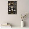 VintageKaliAlumSign Vintage Indian Goddess Kali Square Aluminum Sign - Decorative Wall Poster, Perfect for Bar/Restaurant