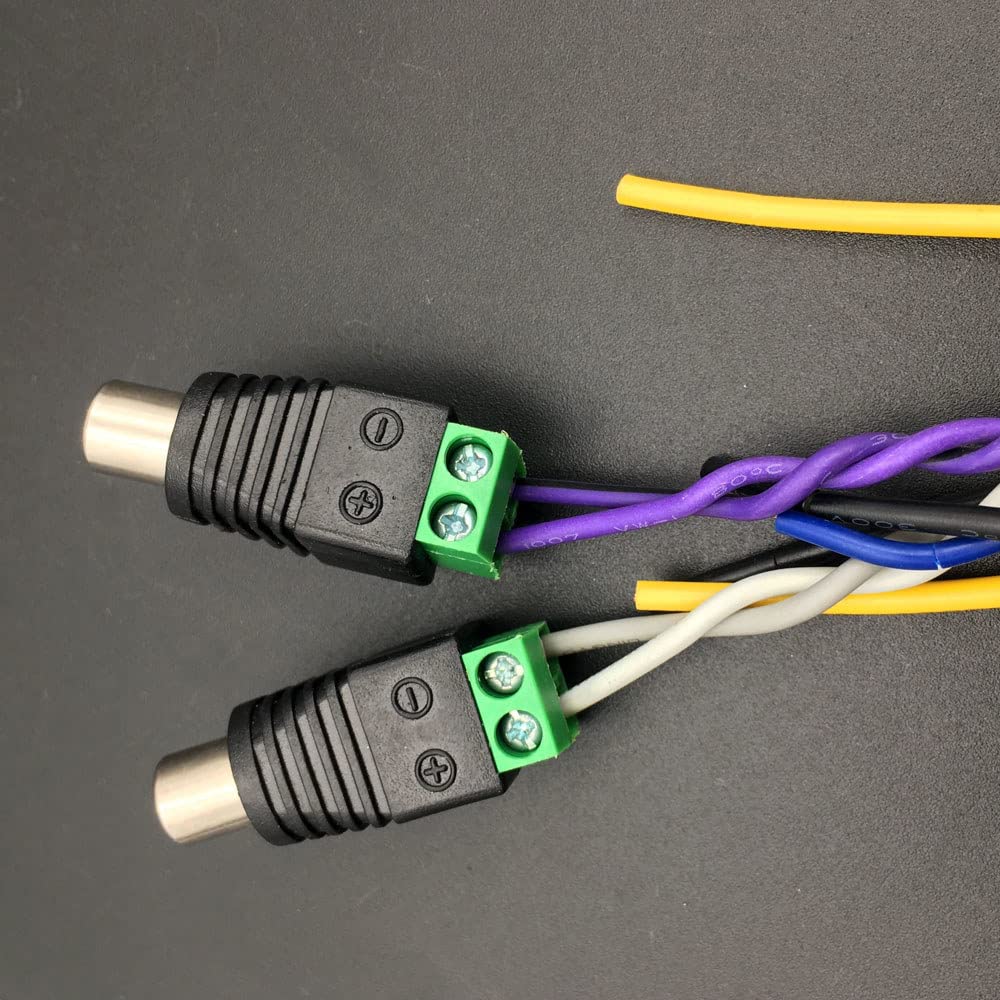 Pioneer TS-WX1210A TS-WX1010A TS-WX300A TS-WX300A TS-WX300A TS-WX300TA 01.45-18200-A01 10 Pin Power Harness Plug RCA White