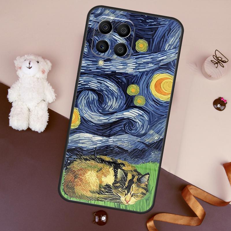 

Cat Van Gogh s The Starry Night Case For Samsung Galaxy M11 M31 M21 M53 M13 M32 M52 M15 M35 M55 M14 M34 M54 M06 M16 M36 M56 Samsung M06