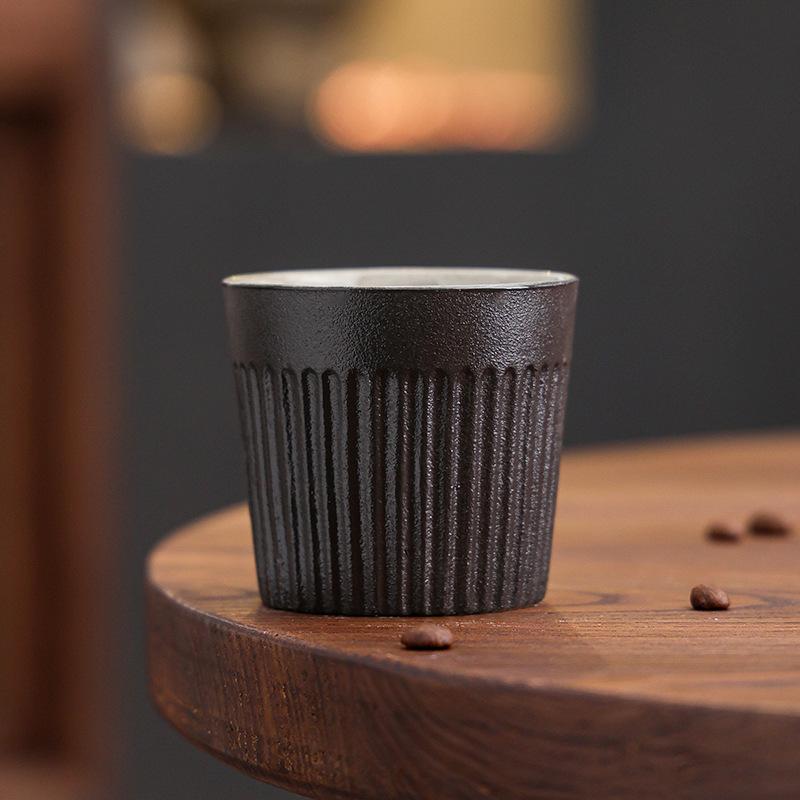 Ceramic Coffee Cup Master Cup Afternoon Tea Latte Cup Retro Creative Coarse Pottery Cup