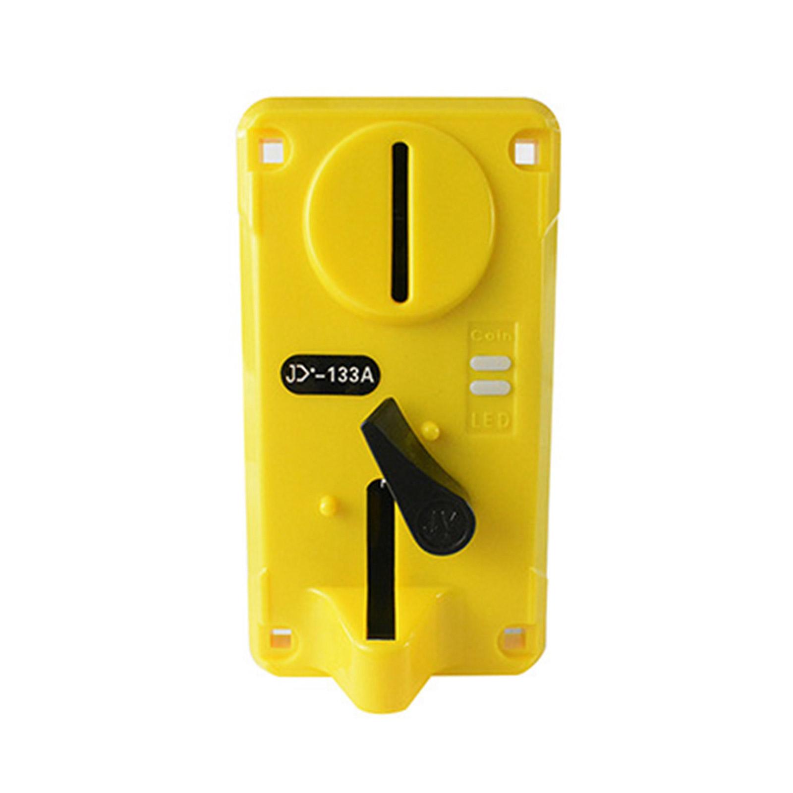CPU Multi Coin Acceptor Selector for Game Machine Coin Acceptor Electronic Coin Selector with Wire жёлтый