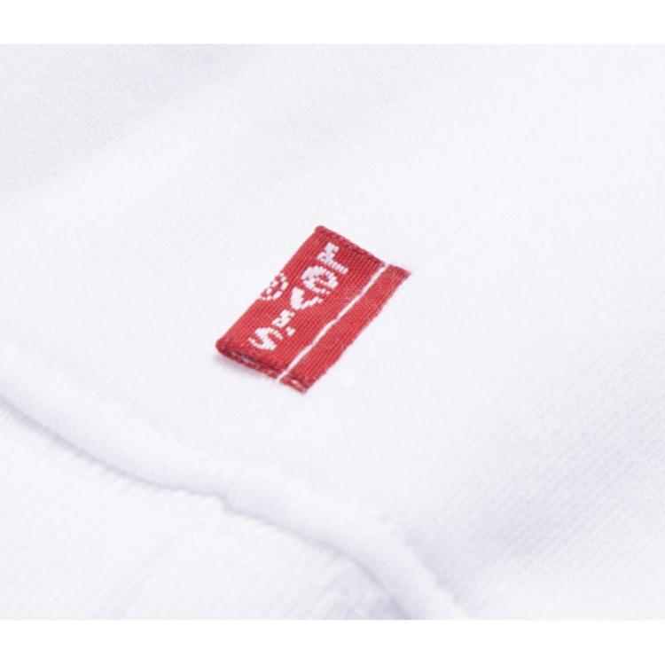 Levis Loose Fit Crew Neck Pullover Long Sleeve Sweatshirt Men Sweatshirt White 38712-0072