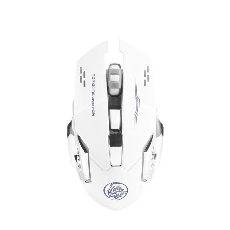 2.4G Wireless Silent Rechargeable Mouse for Computer, Laptop, Office & Gaming with Luminous Feature