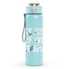 1PC I Was Told There Would Be Tacos Quote Print 750ml Color Plastic Sports Water Bottle Leakproof Flip Straw Lid Suitable for Sports Office Home Use