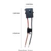 3XUF 2Pcs 12V Wire Harness Socket Connector With for Ride On Toy Easy To Use