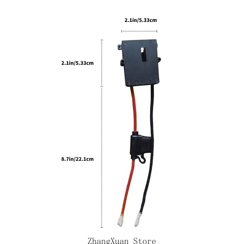 3XUF 2Pcs 12V Wire Harness Socket Connector With for Ride On Toy Easy To Use