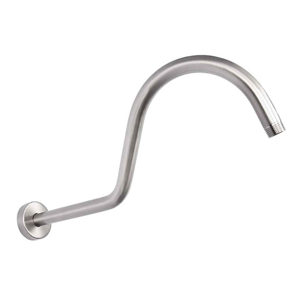 S Shaped Shower Arm Elegant S Shaped Shower Aarm Rust Resistant Shower Arm for Enhances Bathroom Aesthetics & Comfort