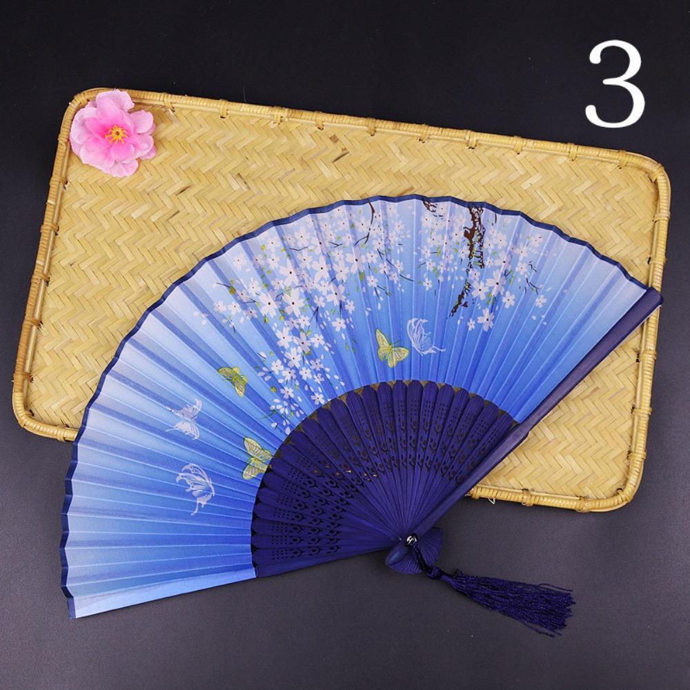 Pattern Design Silk Material Silk Folding Fan Folding Design Art Craft Hand Fan Chinese Pattern Fan Gift
