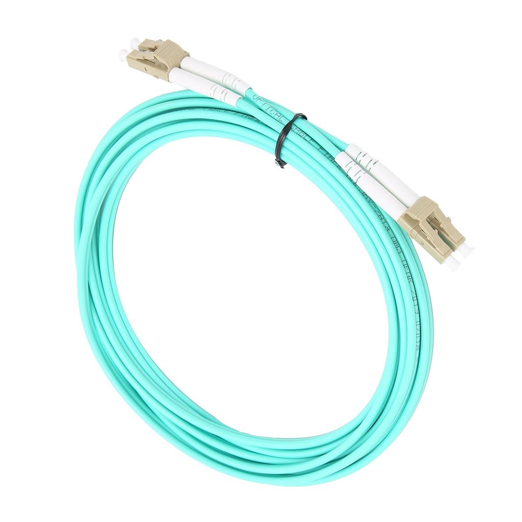 Optical Cable MultiMode DualCore LC UPC LC UPC Optic Fibre for Data Transmission.