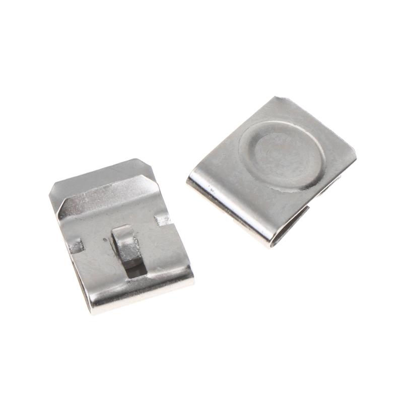 Positive Battery Contact Pressure Buttons 20 Pcs Corrosion Resistant Fit A AA CR2 Batteries for Household Electronics Repair