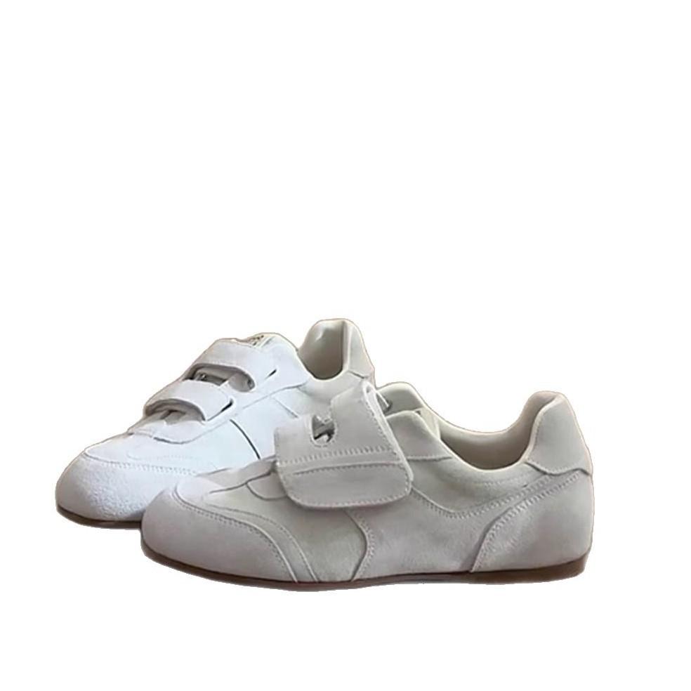 Velcro Flat-bottomed Ballet Training Shoes Women's 2025 New Retro Versatile Comfortable Breathable Sports Forrest Gump Shoes