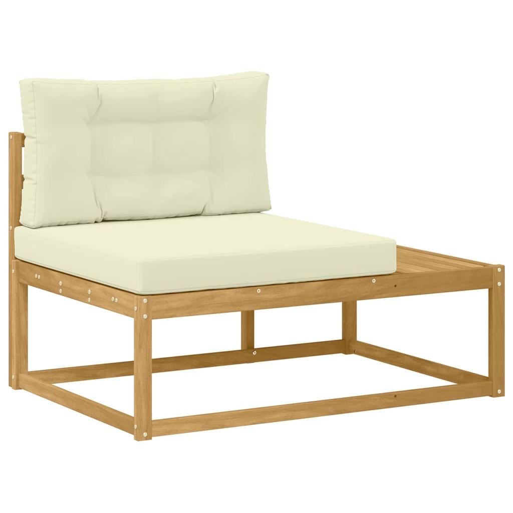 Outdoor Sofa Set White 230.5 x 83 x 73 cm Polyester