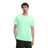 Li Ning Laufserie Einfarbiges Logo Rundhals Bequemes Atmungsaktives Kurzarm T-Shirt Herren Tops Cool-Grün ATSU551-2