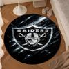 Football Club Emblem Round Rug for Livingroom,Bedroom, Palyroom, Chair Rug, Area Rug, Circle Carpet, Large Size Fan Christmas Gift