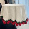 Rose Bouquet Blanket Handmade Crocheted Rose Blanket Floral Design Throw Blanket