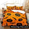 Halloween Flying Vampire Bedding Set Single Twin Full Queen King Size Bed Set Adult Kid Bedroom Duvetcover Sets Anime Bat