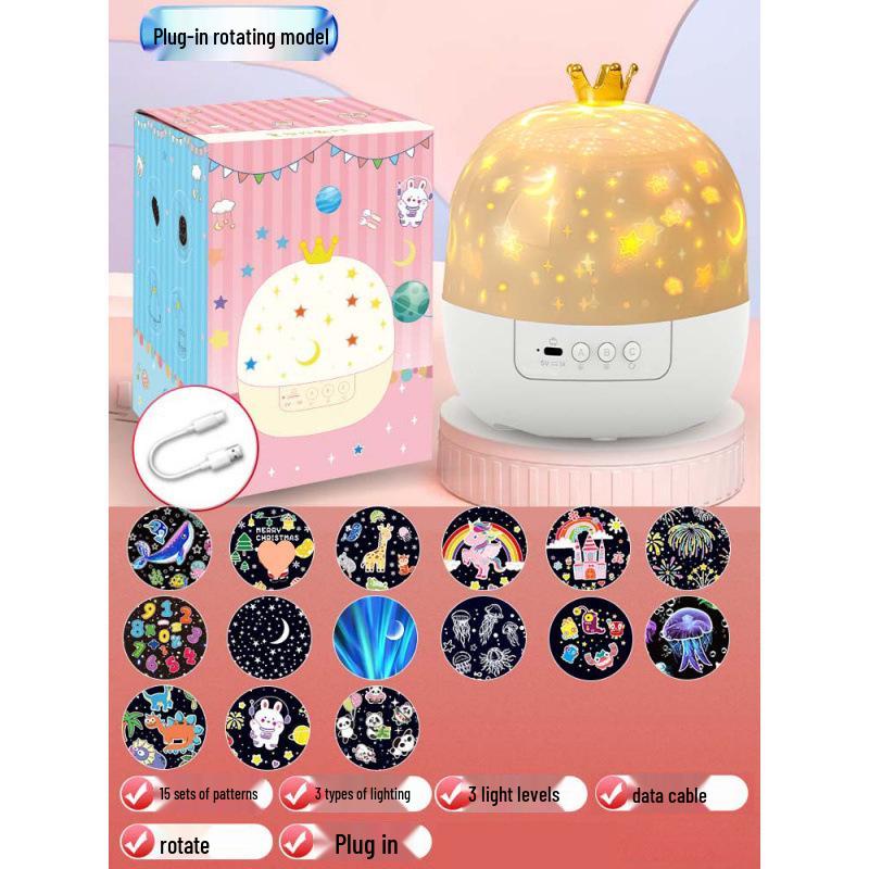 Projecteur Lumineux Étoilé Intelligent - Cadeau d'Anniversaire Parfait pour Enfants