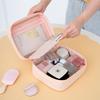 Soft Foam Women's Cosmetic Bag Handheld Makeup Wash Skincare Pouch Large Capaci Square Toiletries Storage Organizer