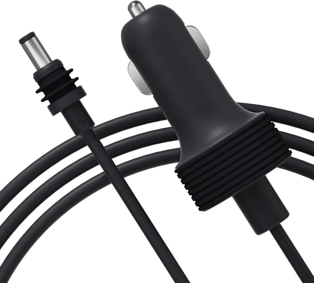 Compact 12V Three-Port Car Charger with DC5521 Sealing Ring for Cigarette Lighter