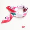 Fashionable Womens scarfs silk scarf Foulard Luxury Scarf NeckerChief  50CM designer scarf women red butterfly B024