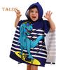 Hooded Kids Towel Cute Cartoon Bathrobe Exquisite Pattern Highly Absorbent Friendly To Skin Foldable Toddler Bathrobe