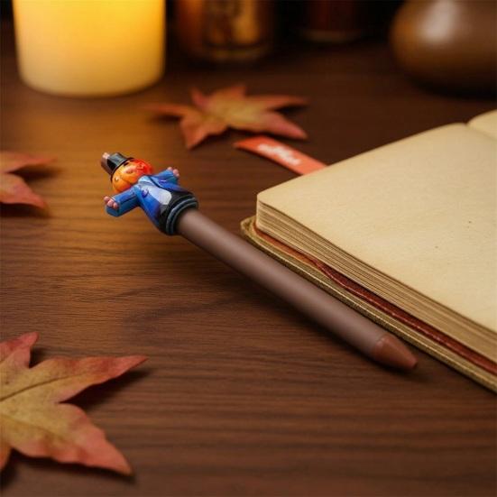 Gift for Halloween Lovers Ballpoint Pen, Cute Ghost Skull Pumpkin Retractable Gel Ink Unique Spider Web Pens 0.5mm Fine Point Writing Pen Party,