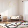 VidaXL Bed Frames 75x190 Cm Solid Pine Wood, Bed for Child, Single Bed for Child, Solid Wood Bed for 846870