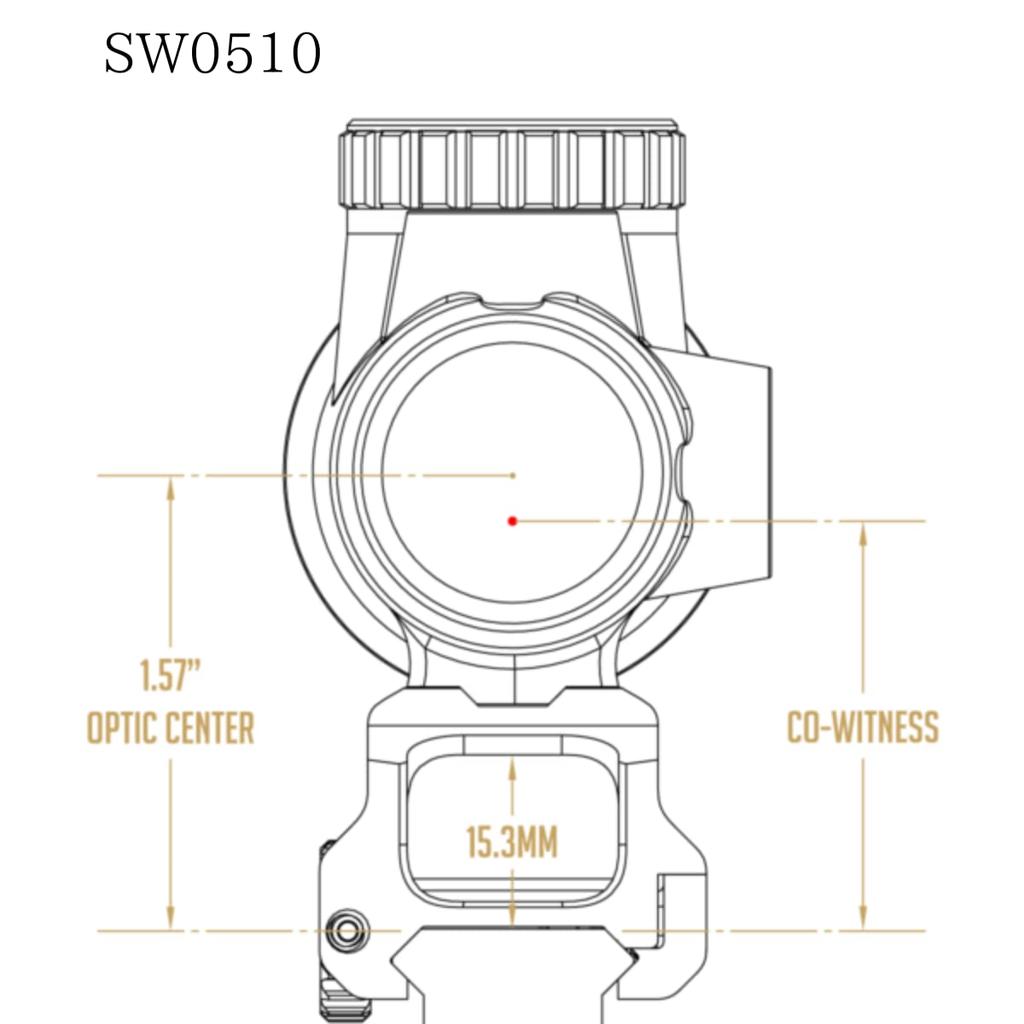 Scalarworks LEAP05 Trijicon MRO Mount (1.57)