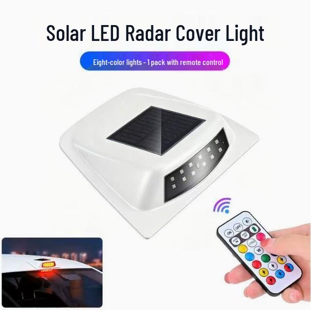 Solar-Powered Luminous Car Roof Lidar Cover with High-Brightness Daytime Running and Warning Lights