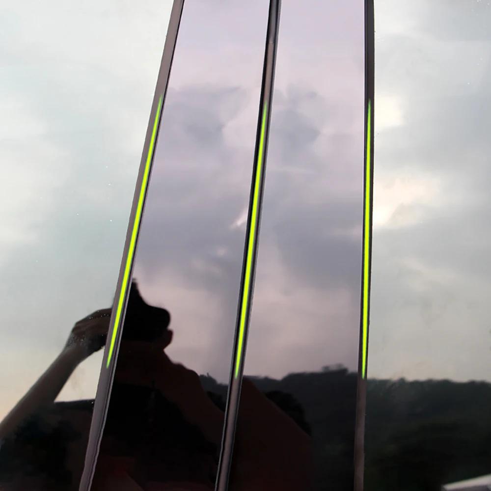 Декоративные накладки на двери и окна, накладки на стойки, наклейки, стайлинг автомобиля Для CHANGAN X7 PLUS Автоаксессуары чёрный