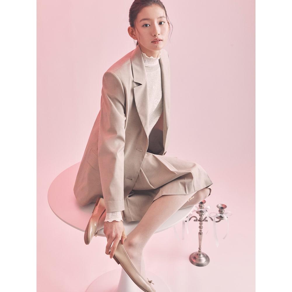 Binpolleidiseu [B. My] Classic Pleated Mini Skirt Beige (Bf5227N01A)