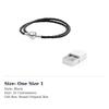 Pandora Moments Women's Black Leather Double Loop Bracelet 590745CBK-D