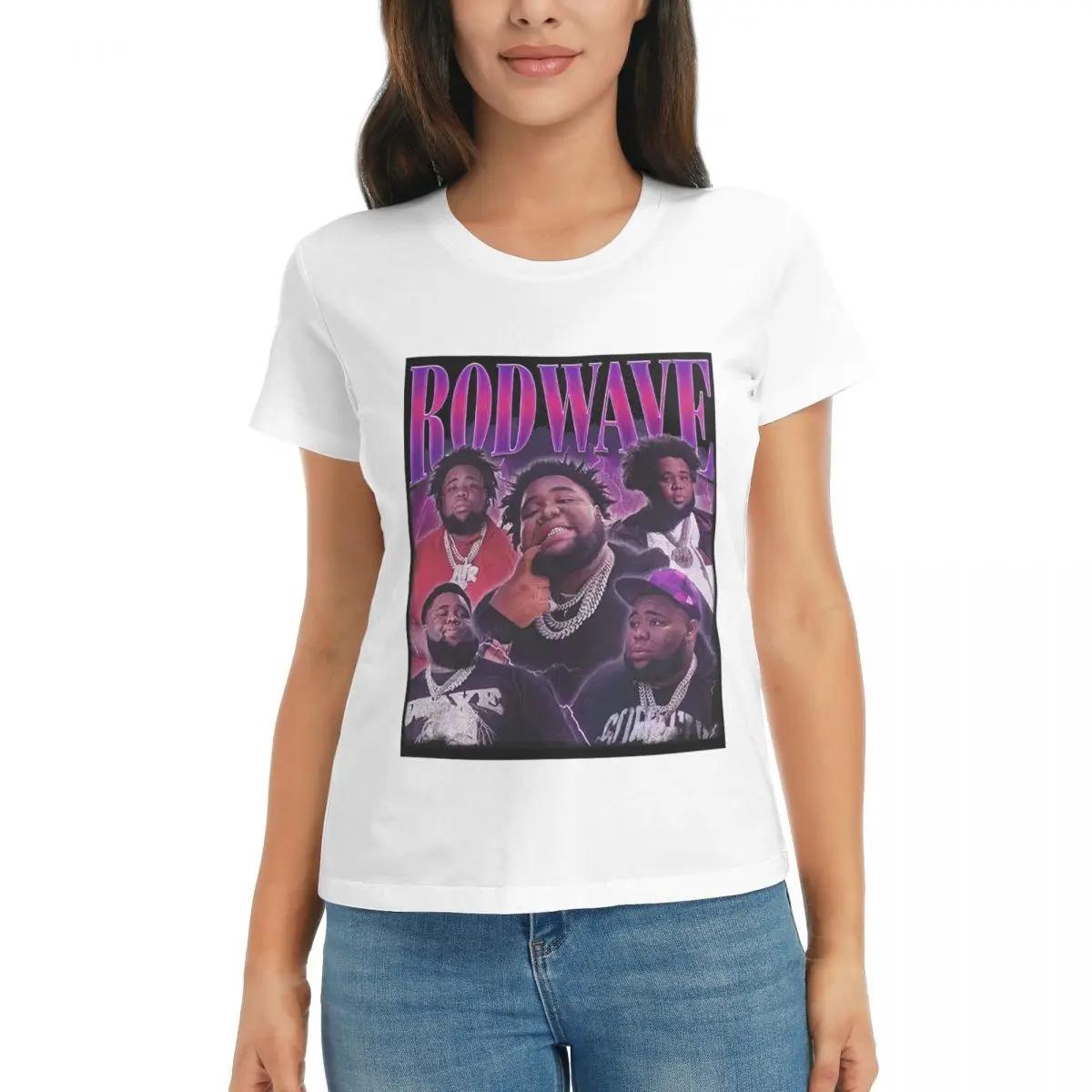 

Women TShirt Rod Wave Summer Short Sleeve Tees Crew Neck Cotton T Shirts Clothes Tops Streetwear S