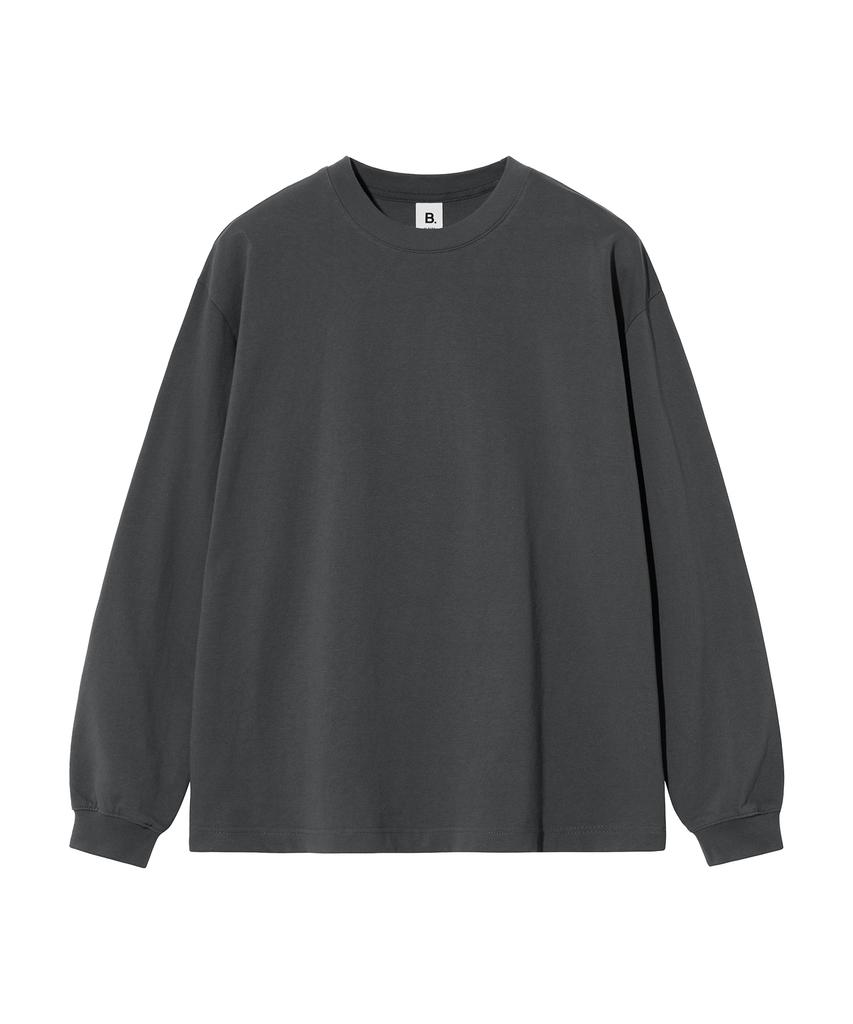 BRENSON B. Oversized Ribbed Long Sleeve Tee ( 7 Colors )